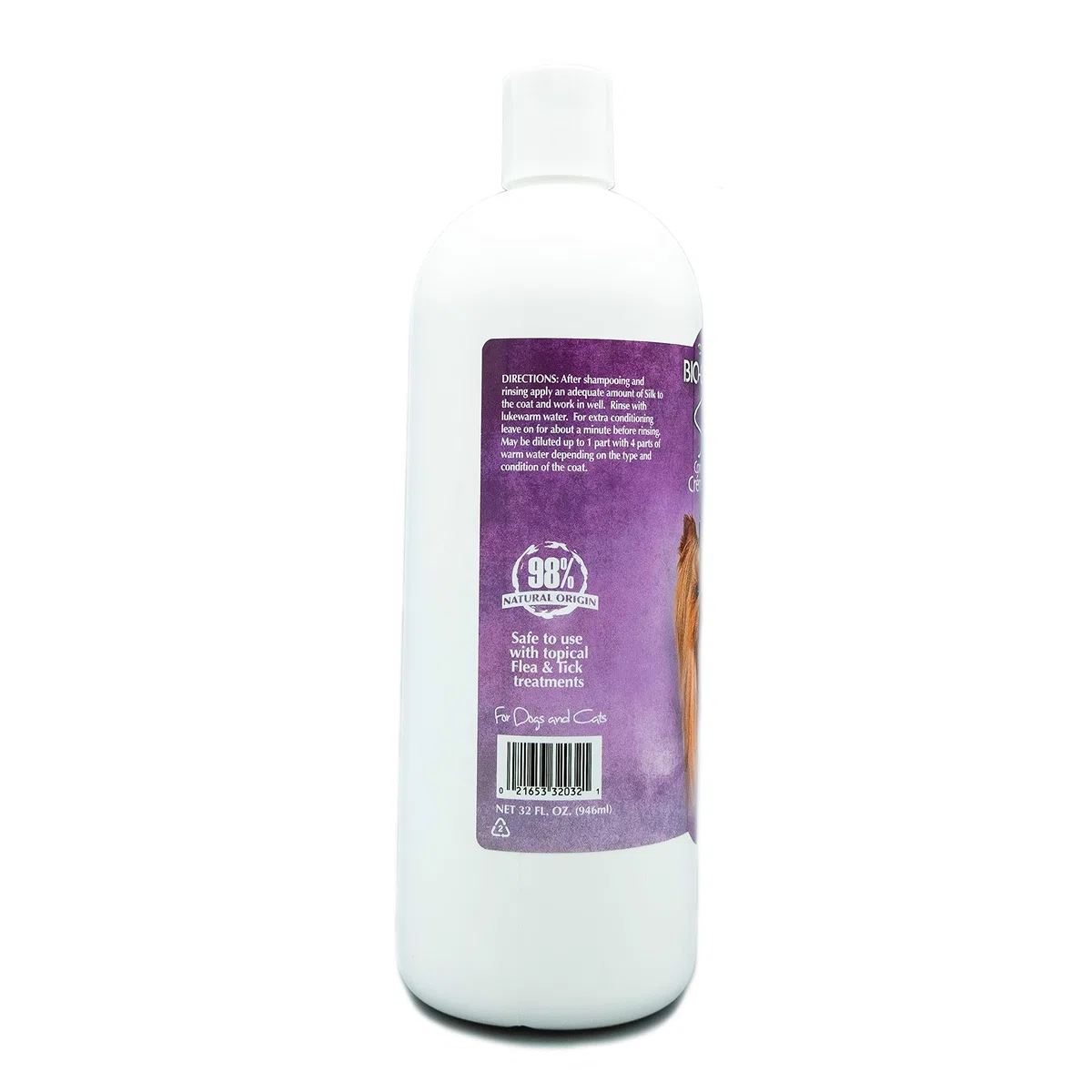 Bio-Groom Silk Creme Rinse Hundespülung - Feuchtigkeitsspendende Pflegespülung - Hundezubehör für empfindliche Haut - Konzentrat 1:4 - Verdünnt 4.7 L - 946 ml