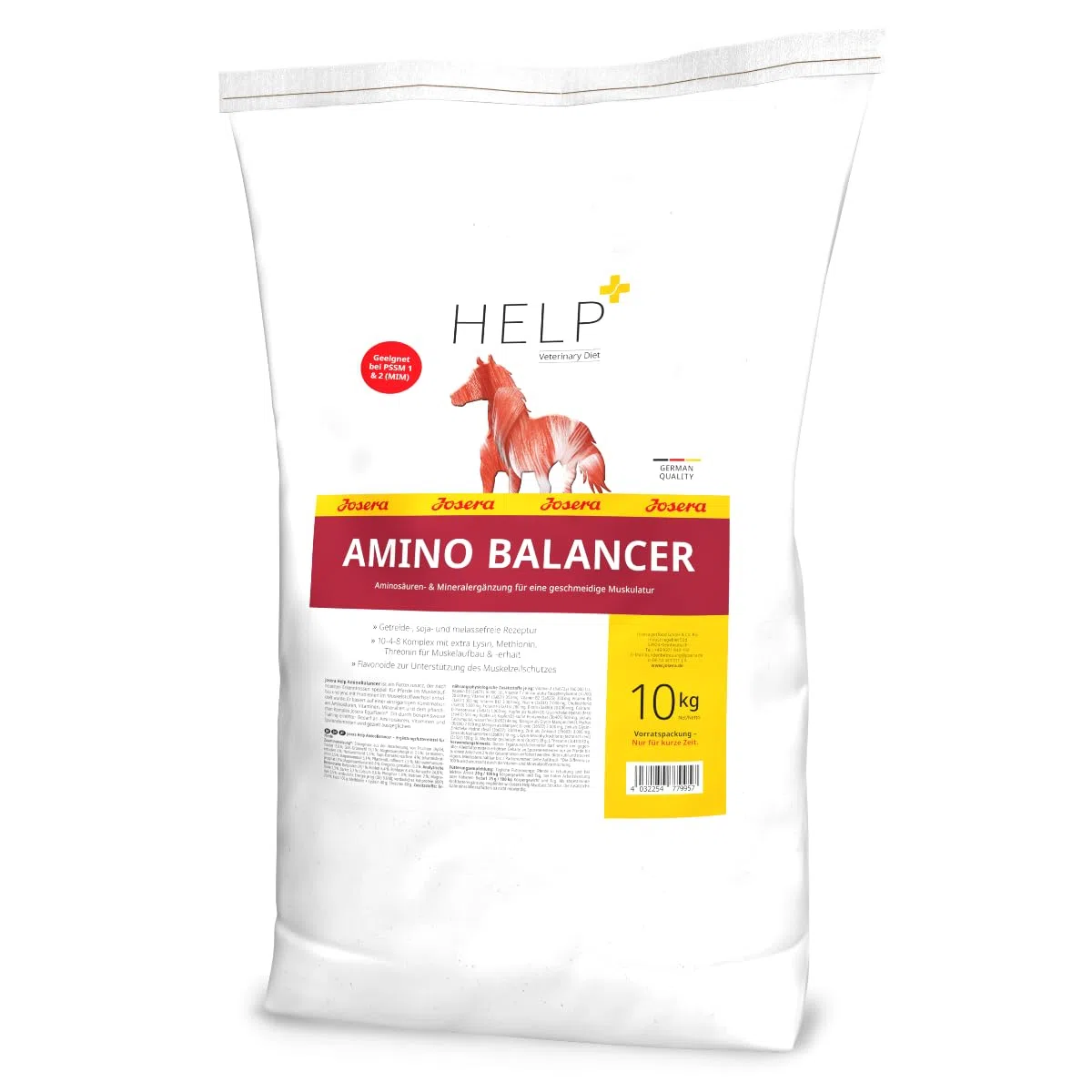 JOSERA Help Aminobalancer 10 kg Aminosäuren- & Mineralergänzung für Muskelaufbau & -erhalt