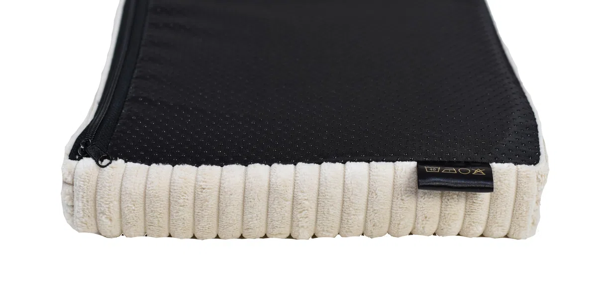 Prime Katzen Fensterliege Für Katzen, Fensterbank mit Einer Rutschfesten Rückseite, Katzenbett Fensterbank 50cm x 20cm Europäischen Union hergestellt (Creme, 100 x 20 x 3 cm)