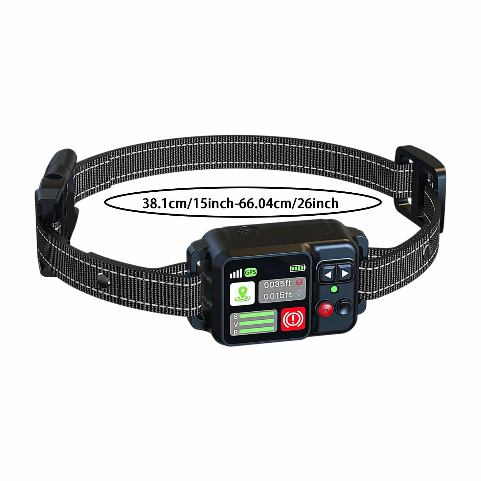 Kabelloses Hundezaunsystem mit GPS-Halsband kreisförmiger Grenze für sicheren Außenbereich bis 2000 Meter Reichweite