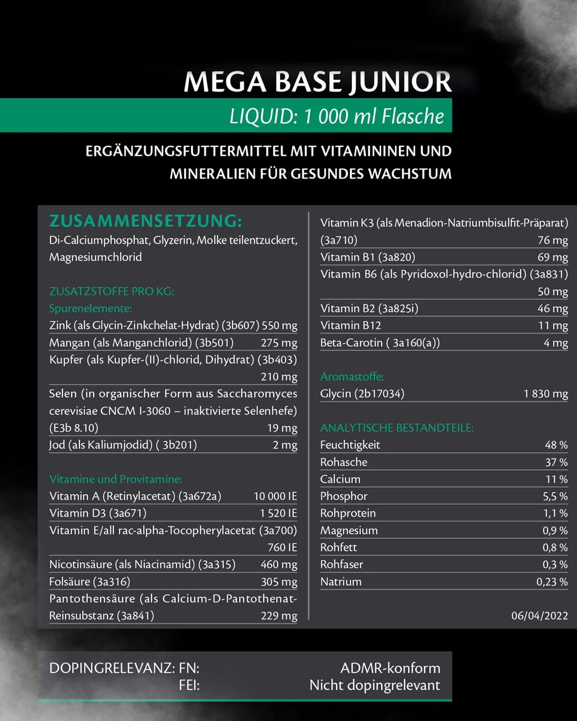 Equistro Mega Base Junior - 1 Liter