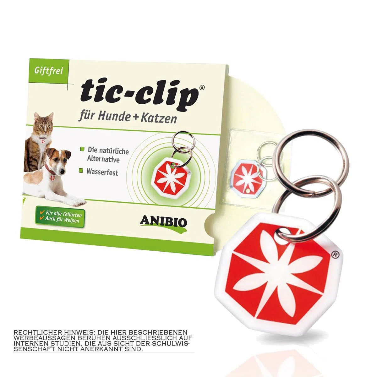 Anibio Tic Clip für Hunde und Katzen