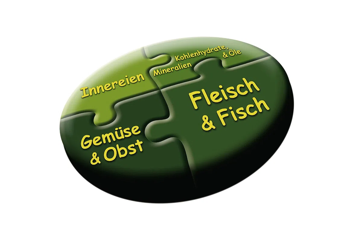 Barf-in-One Geflügel, 8 x 750g-Beutel, Tiefkühlfutter, gesunde, natürliche Ernährung für Hunde, Hundefutter, Barf, B.A.R.F.