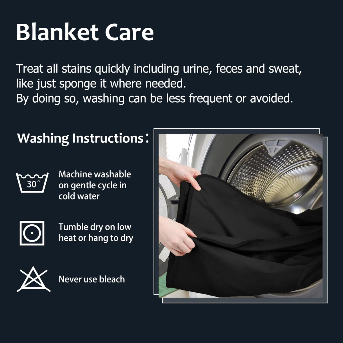 Catalonia Classy wasserdichte Decke für Bett, Decke Wasserdicht für Sofa, Hundedecke für Unterwegs Outdoor Indoor, Wärmedecke für Haustiere, Hundedecken Waschbar (XL 203x152cm, Schwarz/Schwarz)