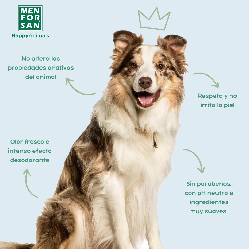 MENFORSAN Eau de Cologne Talkum für Hunde 125ml - 3er Pack