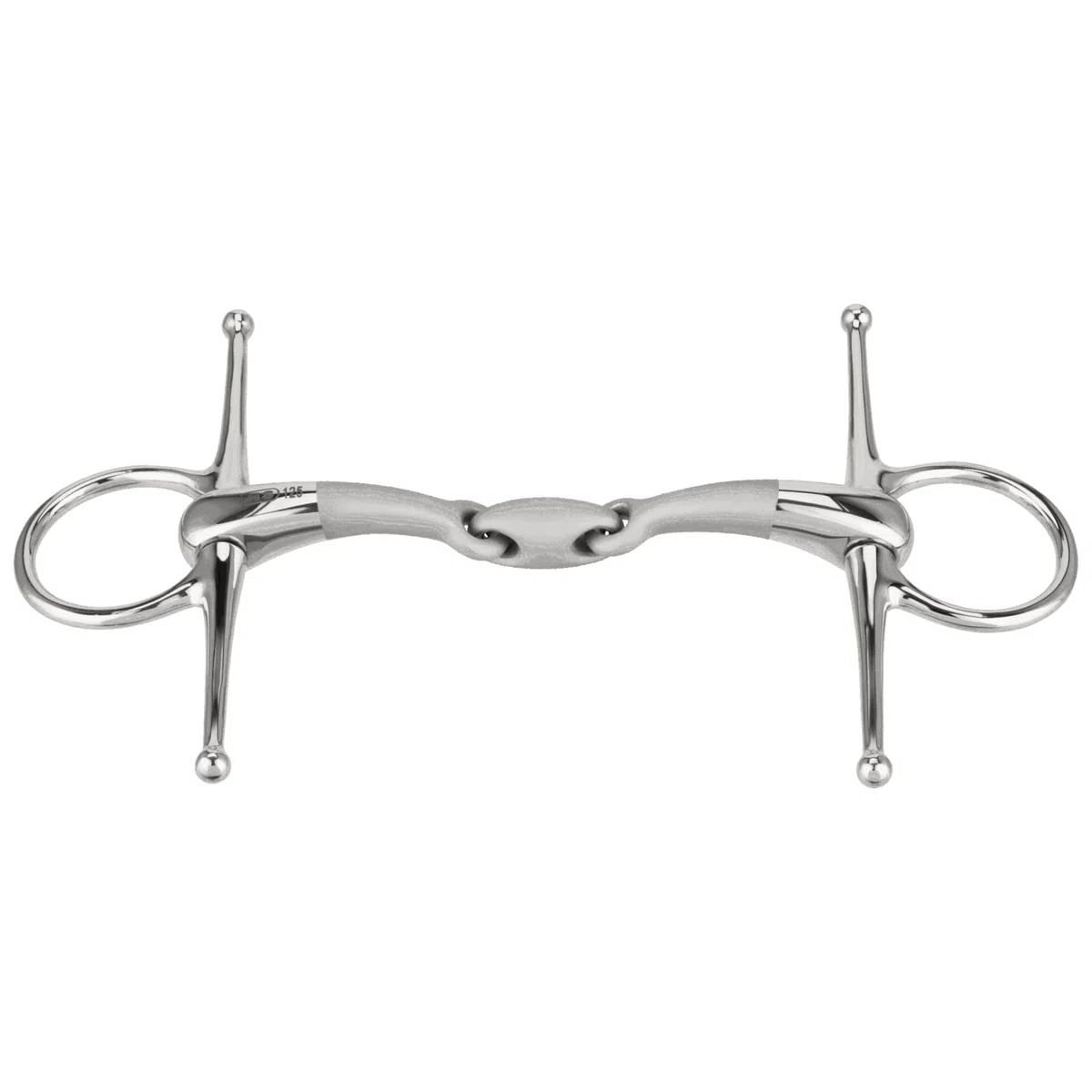 Sprenger SATINOX Schenkeltrense 14 mm doppelt gebrochen - Edelstahl rostfrei, 135 mm Weite