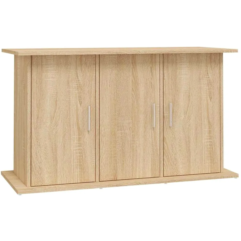 vidaXL Aquariumständer, Aquarium Unterschrank mit viel Stauraum, Aquarium Tisch mit stabiler Oberplatte, Aquariumschrank Aquarium Halter, Sonoma Eiche Holzwerkstoff