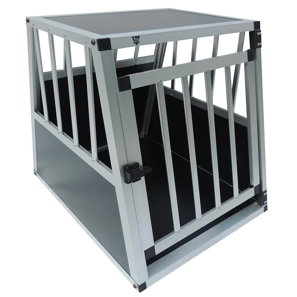 Villa Hunde Transportbox - Sicherer, bequemer Transport für deinen Hund - Stabile Konstruktion, in versch. Größen erhältlich - Leicht, langlebig und einfach zu reinigen (69 x 60 x 54 cm)