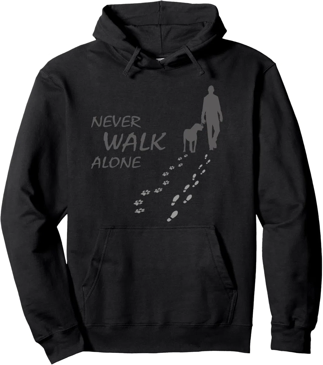 Hunde - Never Walk Alone - Doglovers Hundeliebhaber Gassi Pullover Hoodie