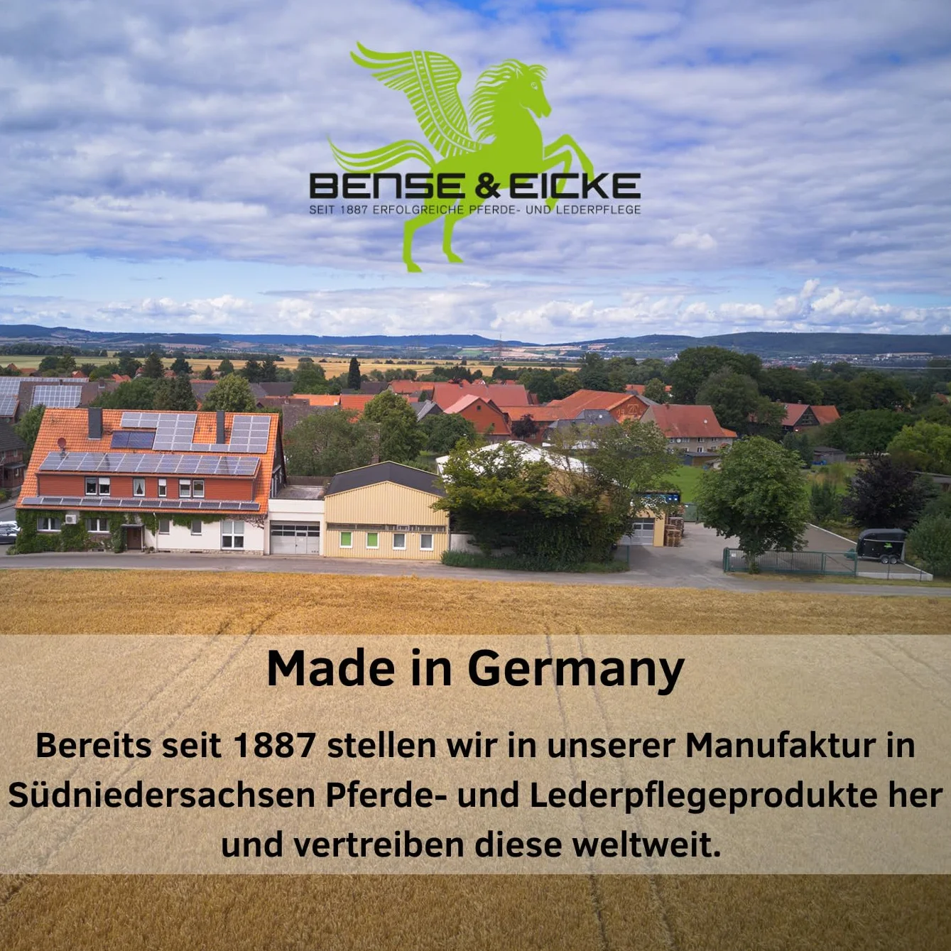 Bense & Eicke BrummerControl 500 ml Insektenschutzspray für Pferde gegen Bremsen, Mücken und Zecken, ohne Farbstoffe und Konservierungsmittel, Made in Germany