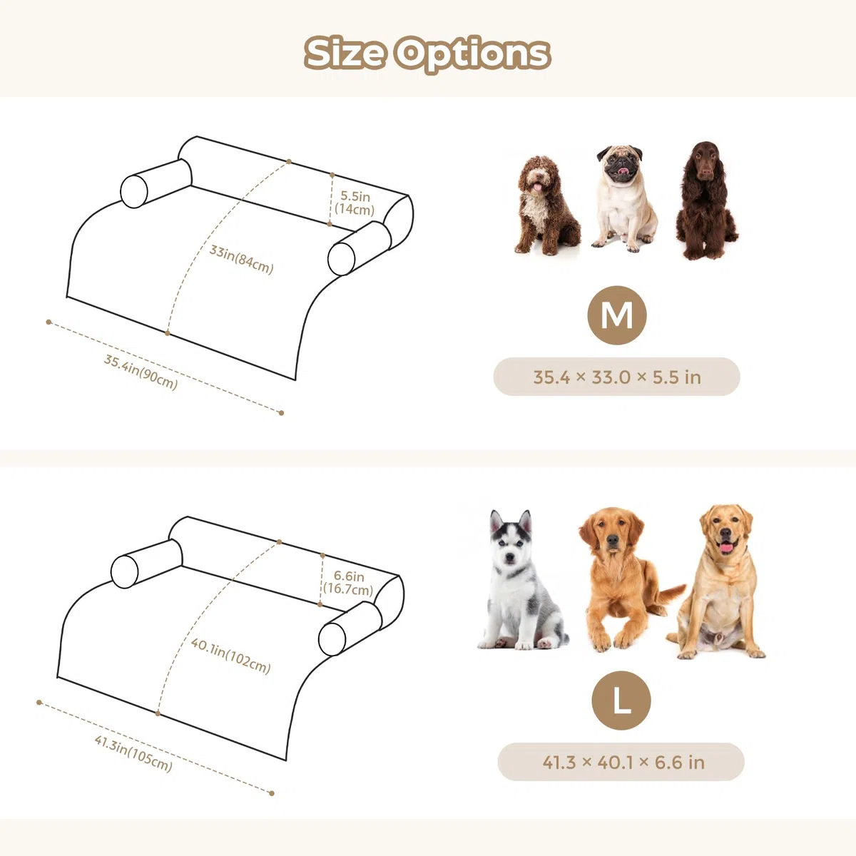 Avont Flauschige Hundebett, Hundematte Decke für Sofa für Hunde Katzen mit abnehmbaren waschbaren Bezug und Anti-Rutsch-Boden- Große/Leichtgrau