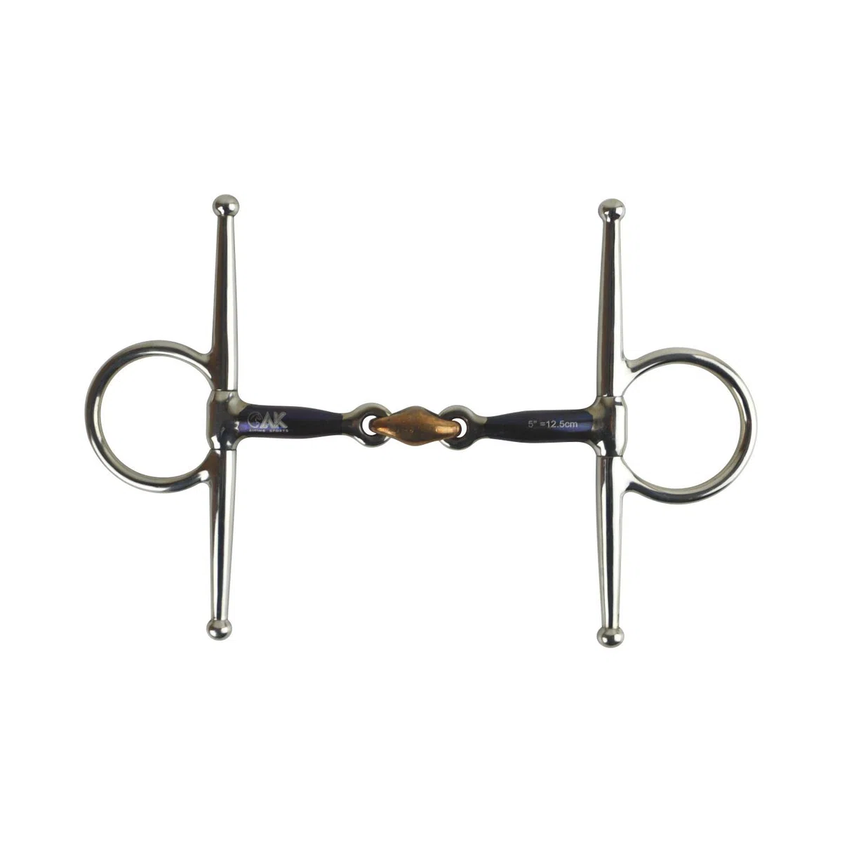 AK Full Cheek Cooper Diamond Horse Riding Bit mit Schweißeisen-Mundstück Horse Bits AKRS-2614