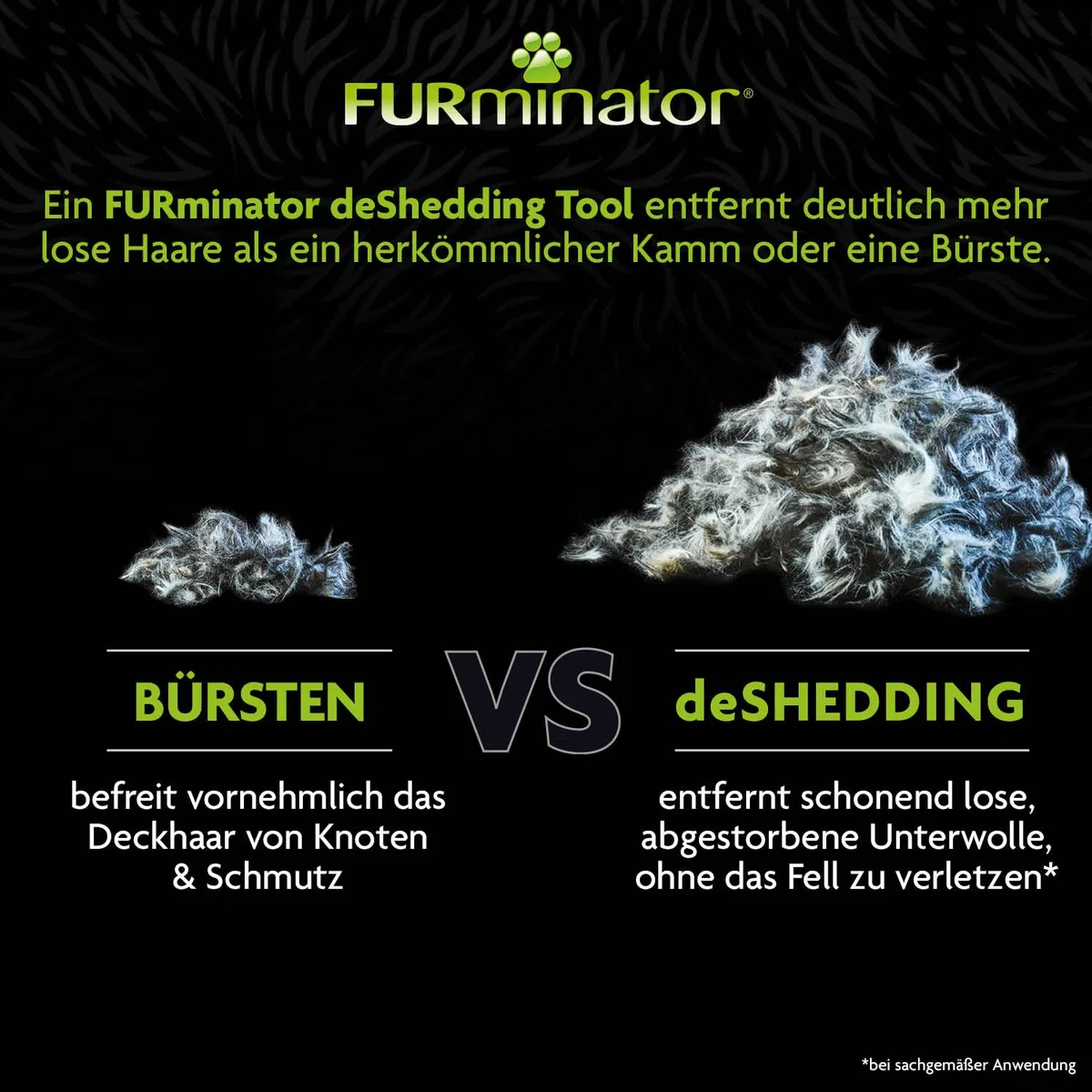 FURminator deShedding-Tool Pferd - Pferdebürste / Pferdestriegel zur gründlichen Entfernung der Unterwolle - Verbessertes Design Unisex