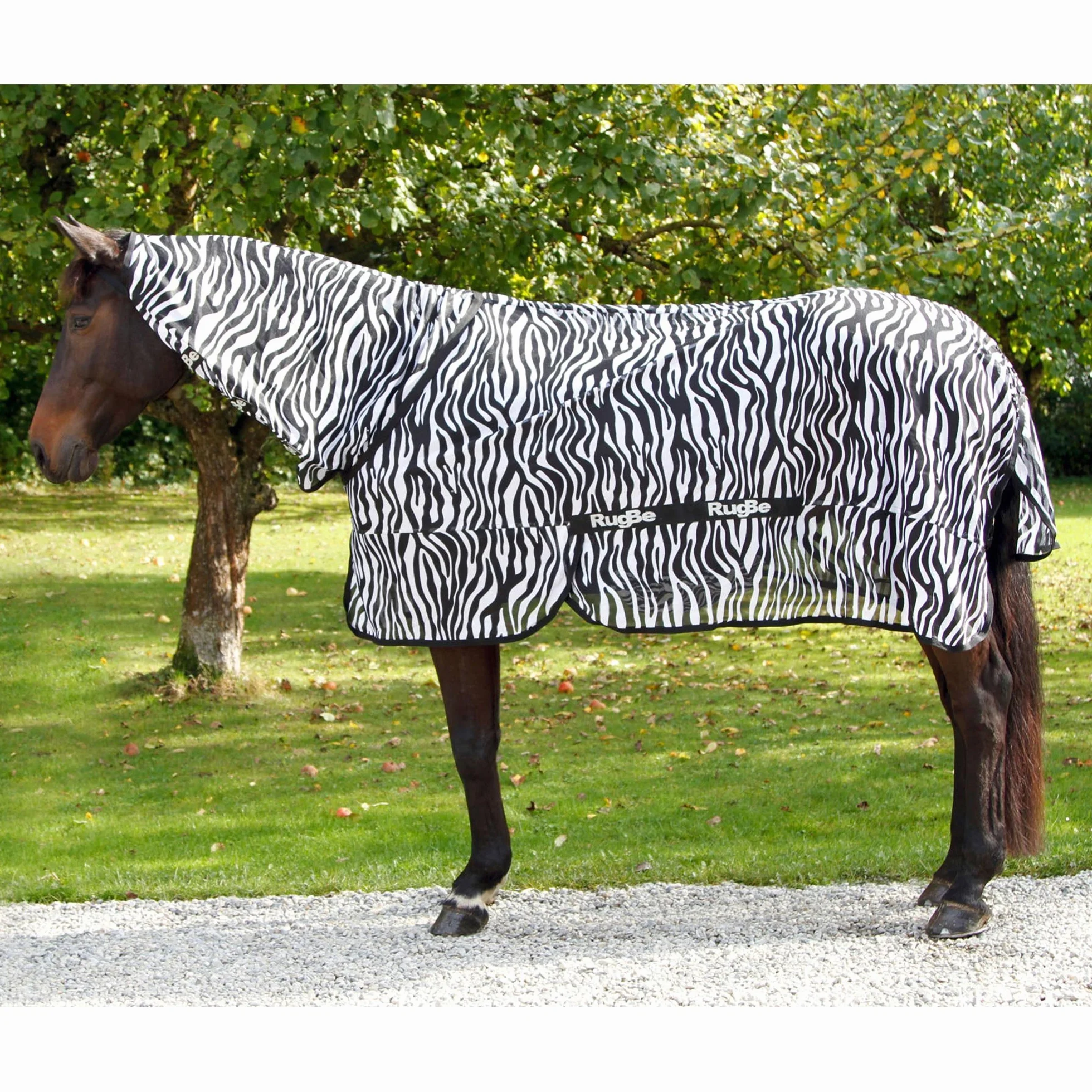 Kerbl 326123 Fliegendecke Zebra inklusiv Halsteil
