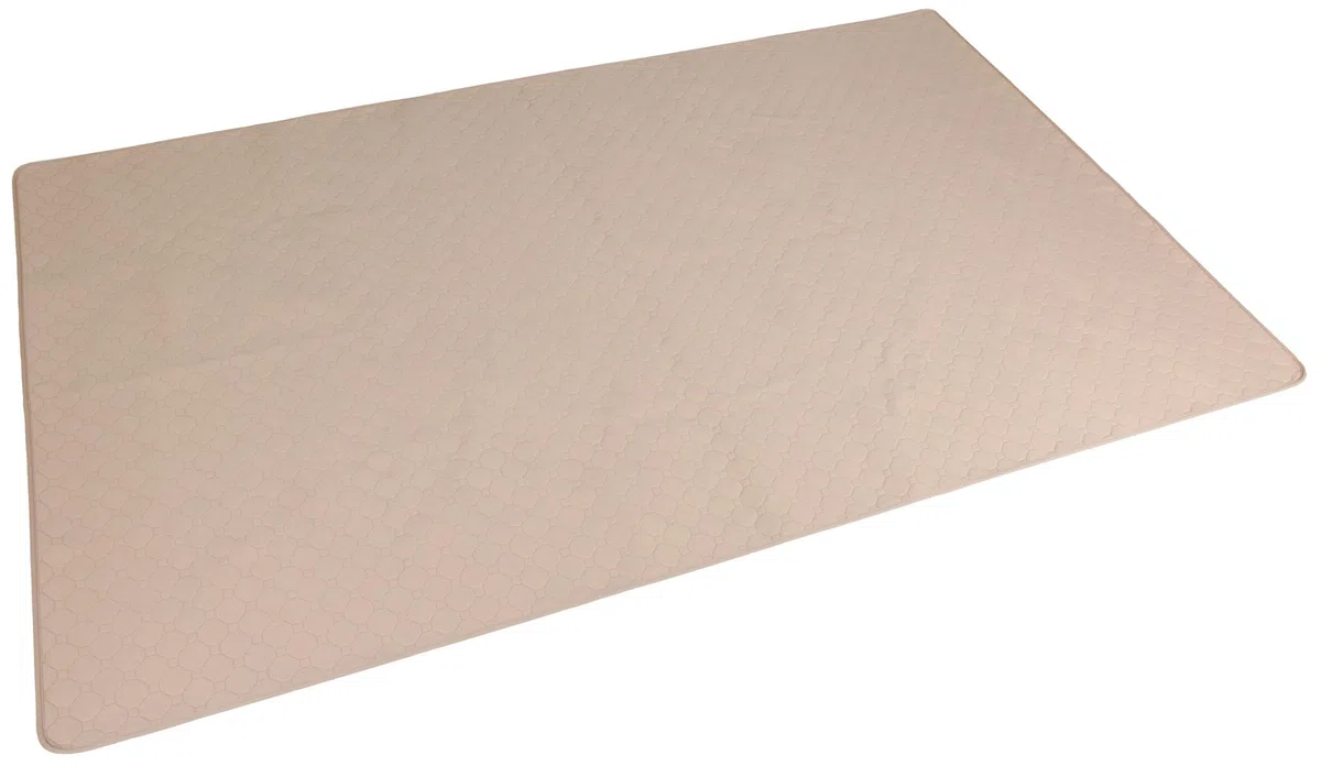 Kerbl Pet Waschbare Urinunterlage, braun, 200x120 cm, Kaninchenunterlage, Nagerunterlage, Polyester, Kaninchen, Nager