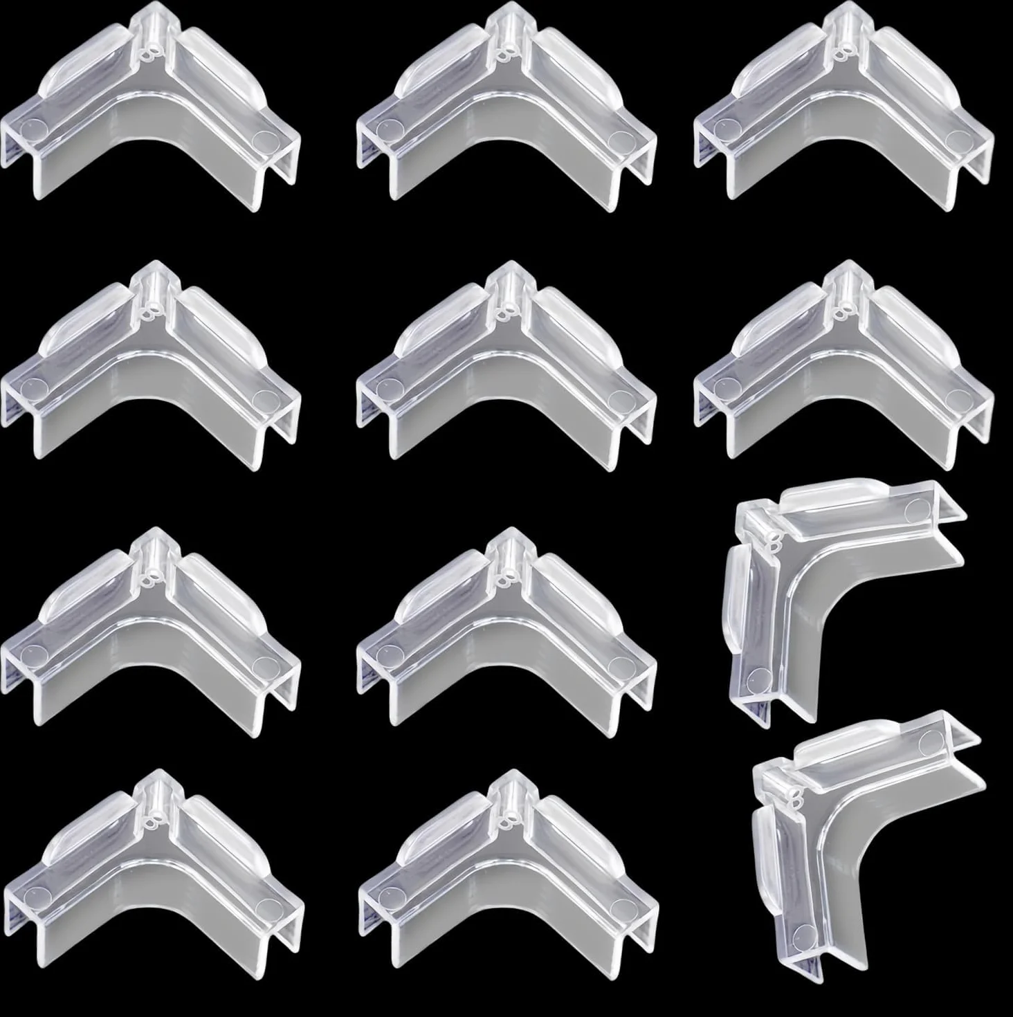 Aquarium Glaskantenschutz weichen Abdeckungen 8 mm Transparent Stoßfeste Acrylschutz