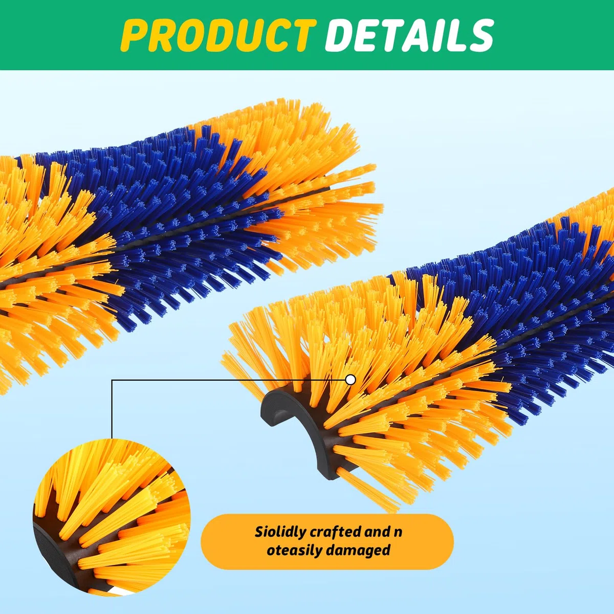 2Pcs Kratzbürste für Pferd Kuh, Universal Vieh Kratzbürste, Verbessertes geschwungenes Design Geeignet für die Körperform von Rindern und Pferden, Kratzbürste Nylon Kratzmatte für Schaf Pferd Kuh