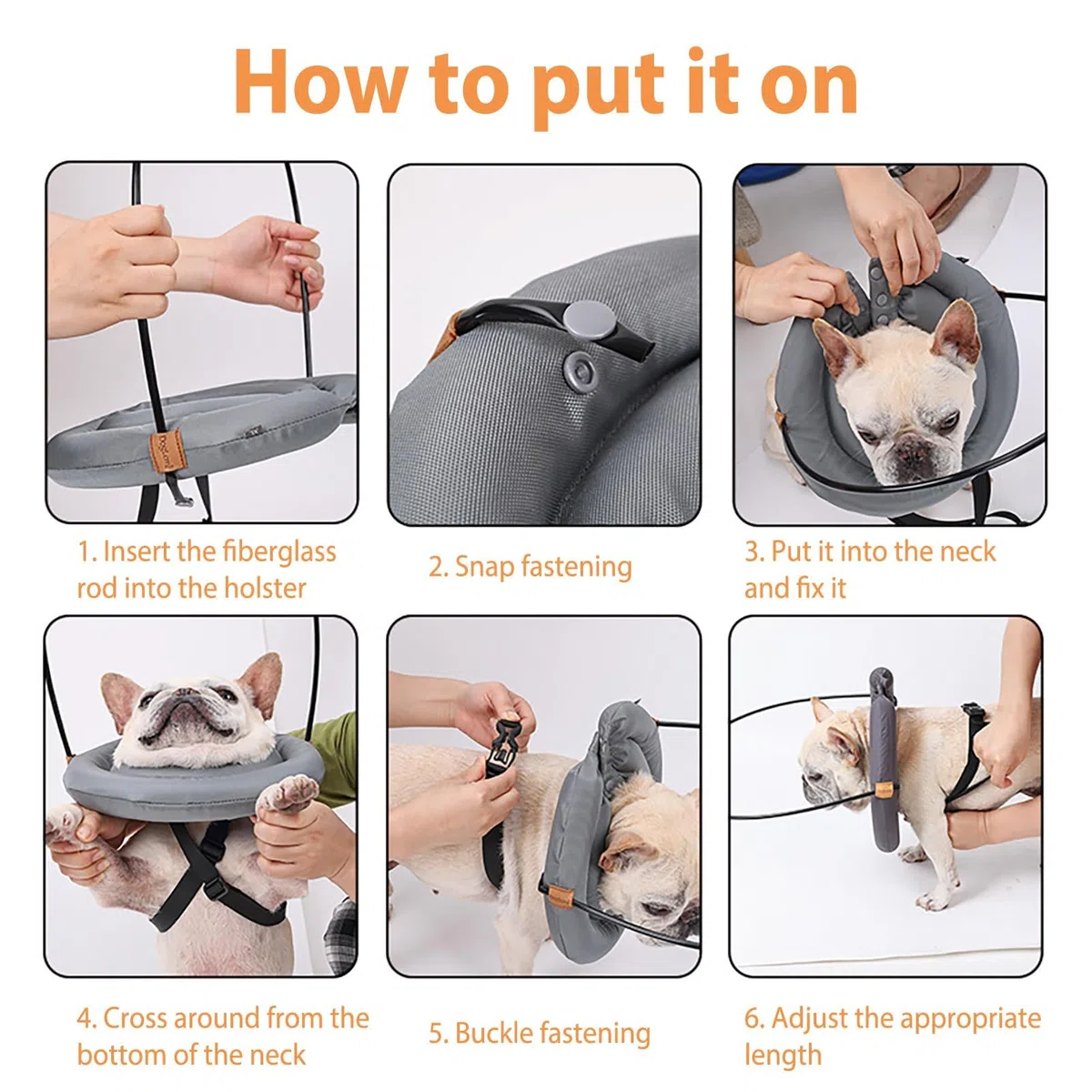 Halo-Leitgerät Blinde Hunde, Schutzhalsband for Blinde Hunde, Effektive Barriere for Sichere Navigation Und Stärkung des Selbstvertrauens Bei Hunden(XX-Large)