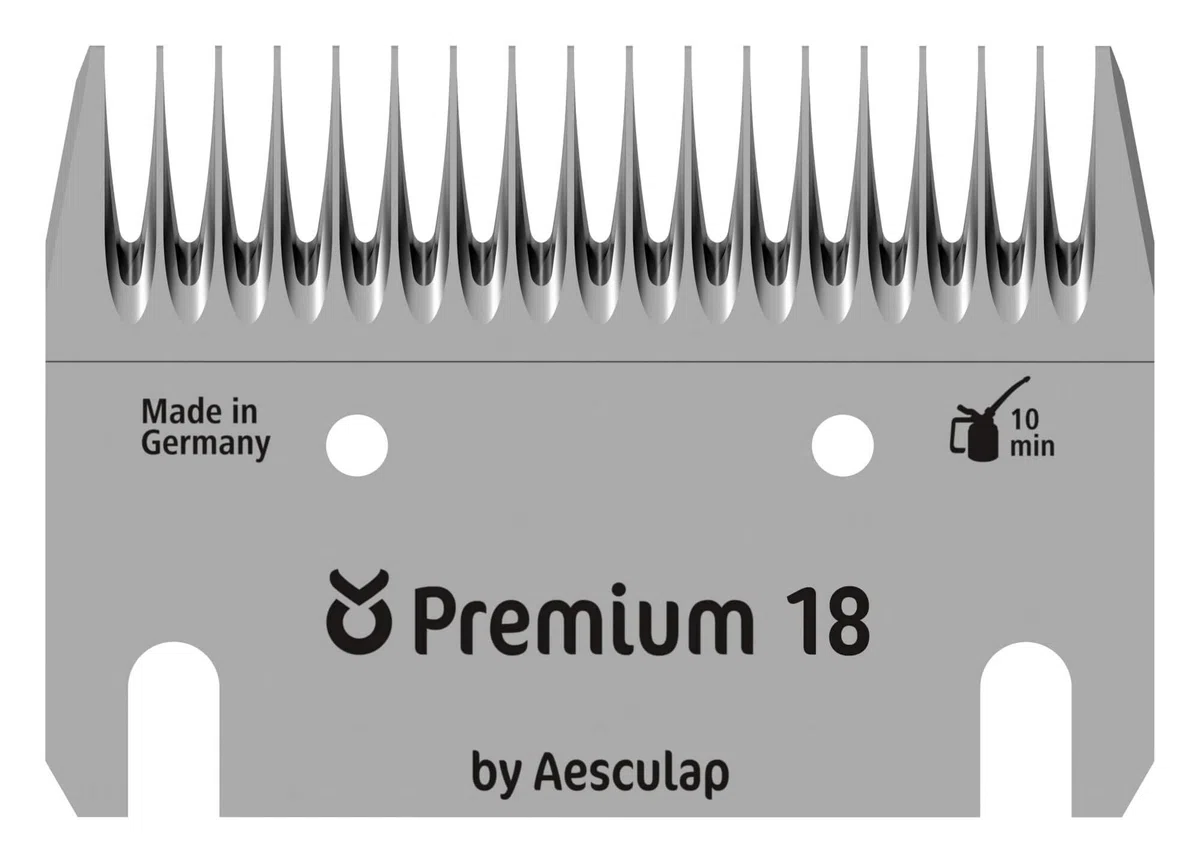 Schermesser-Set Kerbl Premium, Rind 18/17 Z.