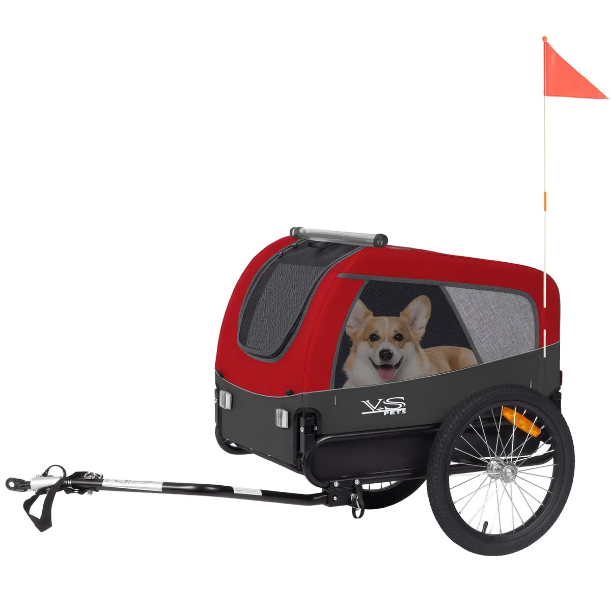 Tiggo VS Medium Hundeanhänger Fahrradanhänger für Hunden bis 23kg
