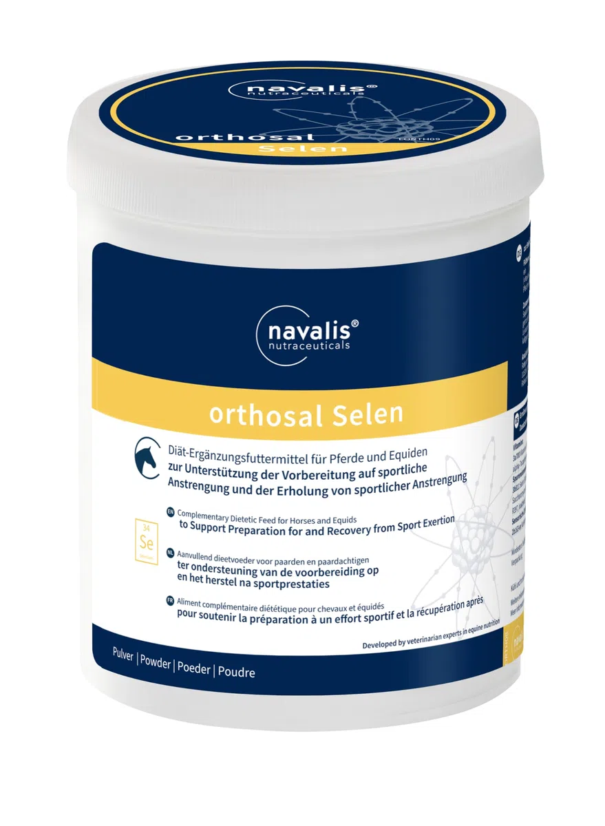 Navalis orthosal Selen Horse | 500 g | Diät-Ergänzungsfuttermittel für Pferde | Mit Mikronährstoffen